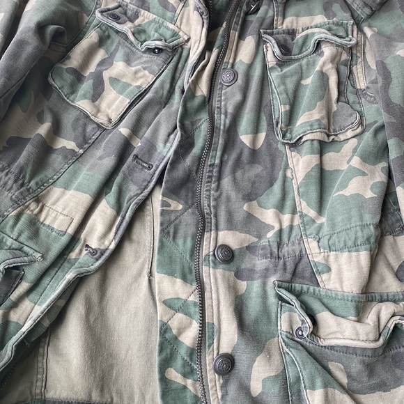 Free People Army Camouflage Military style jacket - Picture 5 of 6